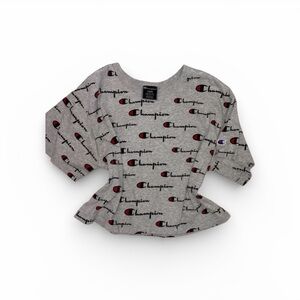 Champion crop top with Logo Print